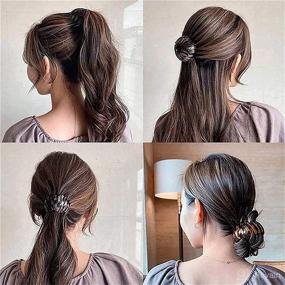 img 1 attached to 💇 Stylish and Versatile: Expandable Ponytail Geometric Hairstyle Headbands