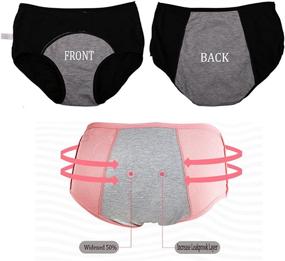 img 1 attached to YOYI FASHION Menstrual Jacquard Panties Women's Clothing at Lingerie, Sleep & Lounge