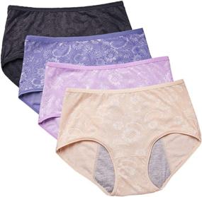 img 4 attached to YOYI FASHION Menstrual Jacquard Panties Women's Clothing at Lingerie, Sleep & Lounge