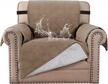 protect your armchair in style with h.versailtex waterproof sofa slipcover - non-slip, washable, and perfect for pet owners! logo