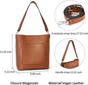 img 1 attached to BROMEN Handbags Designer Shoulder Crossbody Women's Handbags & Wallets : Hobo Bags