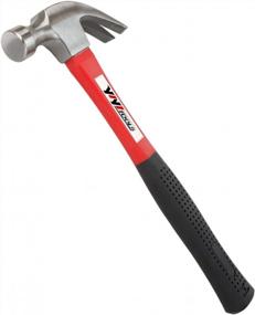 img 4 attached to YIYITOOLS 16-Oz Claw Hammer With Fiberglass Handle In Red And Black (YY-1-003) - Optimize Your Search!