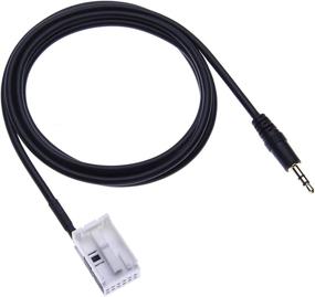 img 1 attached to 🔌 Keple 3.5mm Aux-in Adapter Cable for Mercedes A Class, B Class, C Class, CLK, and GL - 5ft Audio Music Connector Cable