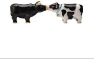 🤝 pacific giftware adorable kissing cow and bull salt and pepper shaker set - s/p logo