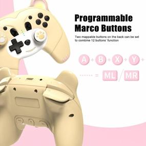 img 2 attached to Mytrix Wireless Pro Controller For Switch/Switch Lite - Macro, Wake-Up, Headphone Jack, Turbo, Motion & Vibration - Perfect Gift For Gamer Girls & Boys