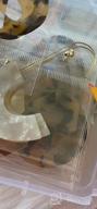 картинка 1 прикреплена к отзыву 16 пар бохемских сережек из акрила, ратана и смолы для 🌿 женщин и девочек - висячие листочки, пятнистые кольца и ювелирные изделия в подарок от Heidi Wilson
