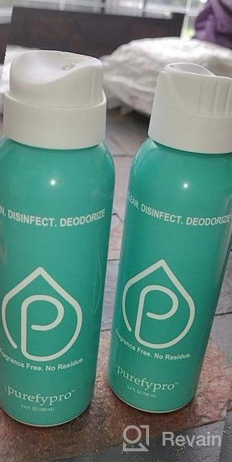 img 1 attached to 2-Pack Purefypro Disinfectant Airesol Spray: Eliminate 99.9999% Virus & Germs, No Residue, Travel Size - Suitable For All Surfaces! review by Marcus Freeman