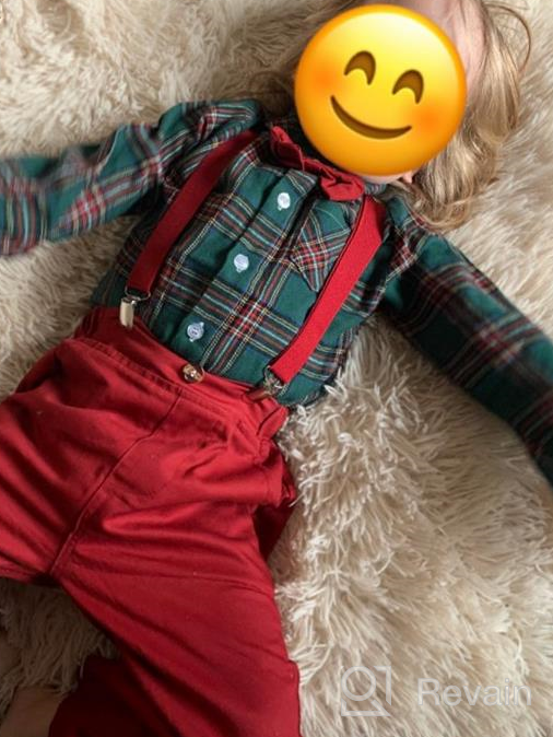 img 1 attached to 👔 Moyikiss Studio: Stylish Boys' Clothing Sets with Gentleman Suspenders review by Rodney Bullock