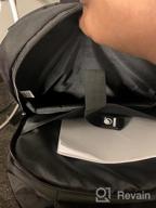 img 1 attached to Securely Carry Your Laptop And Books With Our Anti-Theft Business Backpack - 15.6Inch, Grey review by Justin Sharp