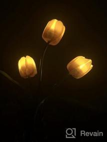 img 8 attached to Tulip Solar Garden Lights - украсьте свое открытое пространство автоматическими солнечными цветочными фонарями
