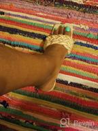 img 1 attached to Step Up Your Style: Women'S Sexy Double Braided Strap Heeled Sandals By Vivianly review by Mark Repp