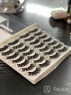 img 1 attached to Get The Perfect Anime Look With Manga Style Wispy Natural Faux Mink False Eyelashes Pack review by Mike Cooper
