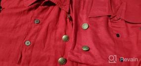 img 4 attached to Мужская стимпанк викторианской эпохи косплей костюм рубашка дирижабля хлопок/лен пиратская повязка