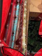 img 1 attached to Efficient And Protective: Sattiyrch 2-Pack Christmas Tree Storage Bags For Disassembled 7.5Ft Trees With Waterproof Material And Reinforced Handles - Red review by Terry Wright