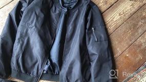 img 5 attached to Zeagoo женская куртка-бомбер повседневное пальто верхняя одежда на молнии ветровка с карманами
