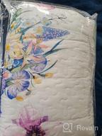 img 1 attached to Queen Size Travan 3-Piece Cotton Bedspread Quilt Set With Reversible Floral Patterned Shams - Oversized Coverlet review by Matthew Coste