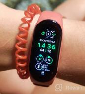 img 1 attached to Smart Xiaomi Mi Band 7 Global bracelet for Russia, black review by Amit Kumar ᠌