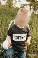 img 1 attached to 🎂 Charcoal Boys' Clothing First Birthday Outfit Gift Set review by Darren Anderson