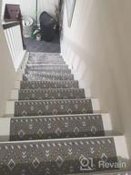 img 1 attached to Stylish & Safe: Sussexhome Carpet Stair Treads For Wooden Steps - 4-Pack Of Self-Adhesive, Pet & Kid-Friendly Indoor Treads To Prevent Slipping review by Jesse Bailey