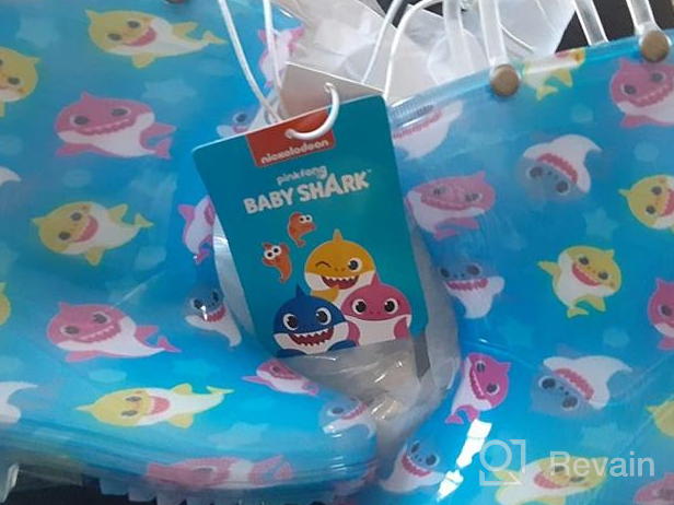 img 1 attached to 🦈 Baby Shark Waterproof Rubber Rain Boots with Simple On/Off Handles by Nickelodeon review by Marc Salem