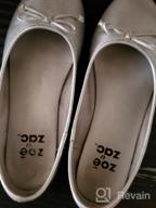 img 1 attached to Zoe and Zac Girls' FAE String Tie Flat Shoe review by Geoffrey Graham