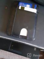 картинка 1 прикреплена к отзыву Премиальные минималистичные кожаные кошельки 🔒 с блокировкой кредитных карт для мужской аксессуаров от John Beltran
