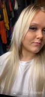 img 1 attached to Get A Glowing Look With Sunny Ash Blonde Highlighted Hair Extensions review by James Wickware