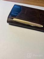 img 1 attached to Men's Minimalist Bifold Wallet - Genuine Leather, RFID Blocking, Stylish Accessories review by Srinivasan Bennett