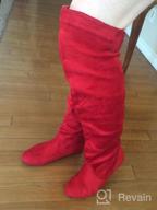img 1 attached to Step Up Your Style With DailyShoes Women'S Fashion-Hi Over-The-Knee Flat Boots review by Marquel Henry