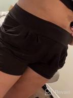 img 1 attached to Premium Ultra Soft High Waisted Harem Shorts For Women With Pockets review by Derrick Shaw