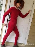 img 1 attached to Men'S Merino Wool Thermal Underwear Set - 100% Natural Naturwool Base Layer, Top And Bottom review by Patrick Stephani