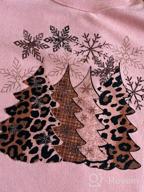 img 1 attached to Get Festive In Style With Leopard Sequined Christmas Tree T-Shirt For Women review by Adam Cornelison