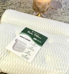 img 8 attached to 4D Air Mesh Spa Pillow For Bath - Extra Thick, Soft & Quick Dry | Neck, Head, Shoulder & Back Support | Bathtub Pillow For Ultimate Comfort