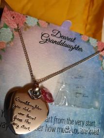 img 5 attached to Cherish Your Granddaughter with the 'Granddaughter You Stole Our Heart' Keepsake Necklace