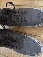 img 1 attached to Upgrade Your Style with Levis Casual Contrast Sneaker Charcoal Men's Shoes review by Chris Graves