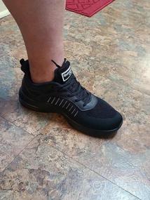 img 7 attached to Дышащие женские спортивные кроссовки на воздушной подушке - модные сетчатые кроссовки с возможностями тенниса, тренажерного зала и работы