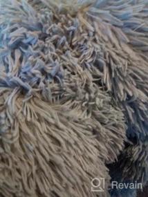 img 6 attached to Мягкое и уютное одеяло из шерпа-флиса для домашних животных от LOCHAS - идеально подходит для собак, кошек и щенков - очень теплый плюшевый чехол из искусственного меха - 20 ''X 30 '' черного цвета