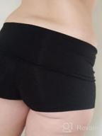 img 1 attached to Get Active With Emmalise'S Low Rise Fold Over Yoga Shorts For Women review by Michael Robertson