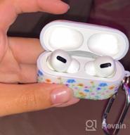 img 1 attached to Hamile Compatible With AirPods Pro Case Cute Protective Cover Shockproof Hard Case For Apple Airpods Pro 3RD Charging Cases (2019), AirPods Accessories Keychain (LED Visible) - Dream Snow review by Marc Sortijas