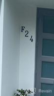 картинка 1 прикреплена к отзыву 5,1-дюймовый металлический номер дома для легкого распознавания адреса - черный коричневый, буква A от Ryan Pollock