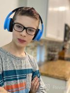 img 1 attached to Wireless Foldable Headphones For Kids With Mic, 85DB Volume Limit, Micro SD/FM, Bluetooth And Wired Headset For Cellphones, Tablets, PCs - PowerLocus review by Josh Clifton
