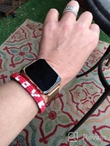 img 5 attached to 🌈 Ubuntu Life Love Bracelet: Stylish Adjustable Leather Beaded Glass Bracelet for Men & Women