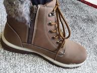 img 1 attached to Women'S Waterproof Duck Booties: Stay Warm & Dry In Winter With ASHION Combat Boots! review by Ronnie Sorensen