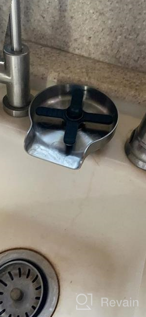 img 1 attached to Matte Black Stainless Steel Glass Rinser For Kitchen Sinks - HGN-GR-002B Glass Cup Washer Cleaner And Kitchen Sink Accessory review by Joseph Swanson