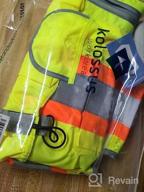 img 1 attached to Stay Safe On The Job With Kolossus High Visibility Work Vest - Class 2 With Pockets, Padded Neck, And Reflective Tape review by Brian Pius