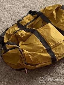 img 5 attached to Складная спортивная сумка 24" 28" 32" 36" 60л 80л 100л 120л для путешествий спортзал легкий багаж вещевой Duffel от WANDF