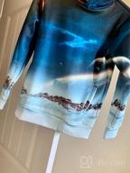 img 1 attached to 👕 Explore the Trendy Collection of SAYM Galaxy Sweatshirts Pullover Hoodies for Boys' Clothing review by Roger Sanders
