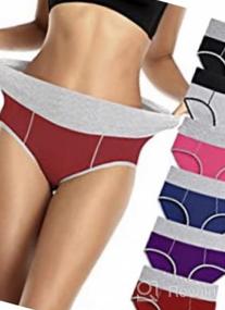 img 5 attached to High Waisted Cotton Panties For Women - Soft, Stretchy And Breathable Full Coverage Briefs In Plus Sizes