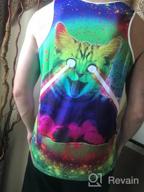 img 1 attached to Novelty 3D Print Tank Top For Men - Summer Casual Gym Workout And Bodybuilding Polyester Tank Tops By Loveternal review by Lance Alvarez