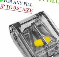 img 1 attached to Organize Your Medications With Ease: Large Moisture And Light Proof 7-Day Pill Organizer - Portable And Travel-Friendly (2 Pack) review by Greg Quinit